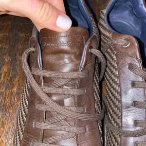 Zegna Men’s Leather Sneakers